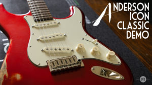 Tom Anderson Electric Guitars - Icon Classic - Candy Apple Red - Distress Level 2