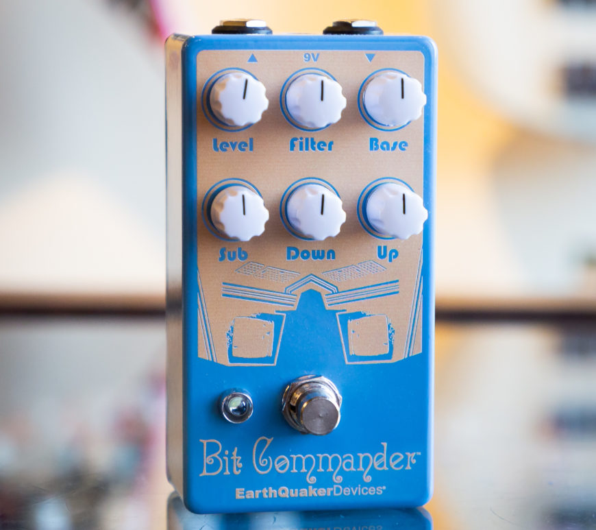 EarthQuaker Devices - Bit Commander Octave Synth - Retrospective Edition - Pastel Blue/Apricot