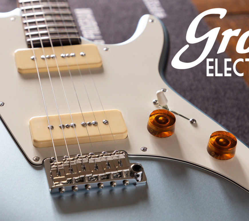 Don Grosh Electric Guitars - ElectraJet Ice Metallic Blue - Short Scale