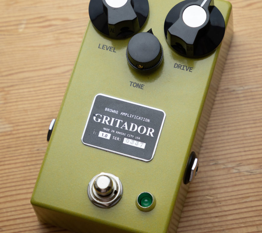 Browne Amplification - Gritador Overdrive