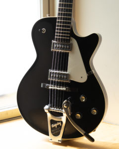 Close up on a Collings 470 JL - Antiqued Black